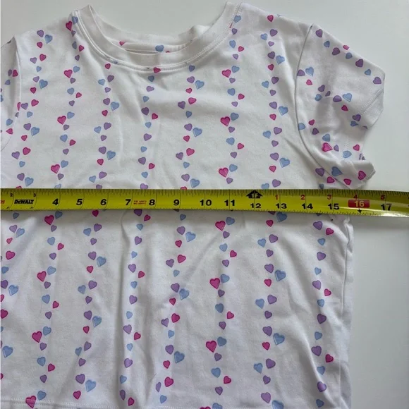 Roller Rabbit Falling Hearts Baby Tee Size Small - Picture 6 of 6